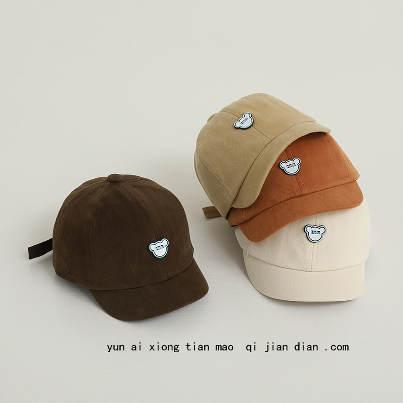 云艾熊纯棉棒球帽鸭舌帽