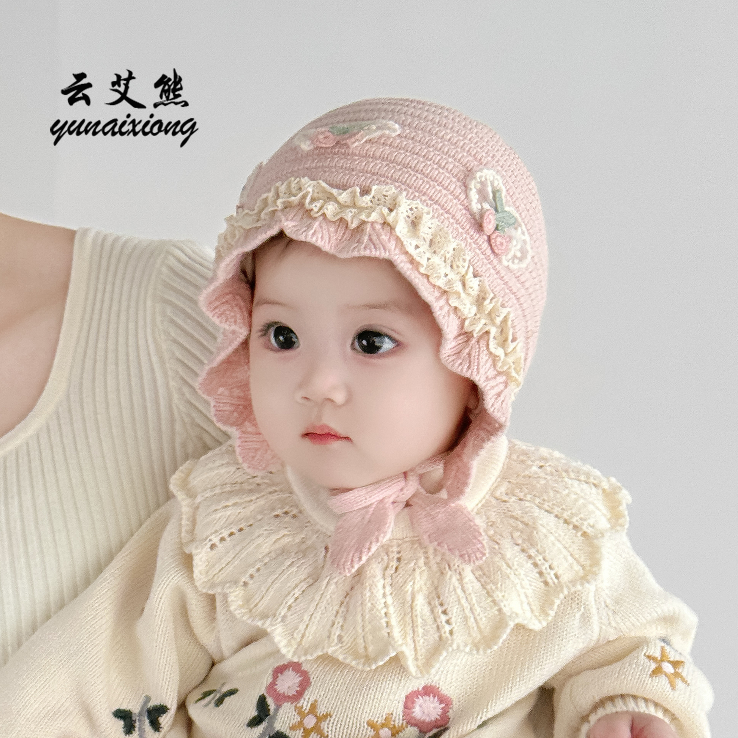 婴儿帽子春秋款女童渔夫帽