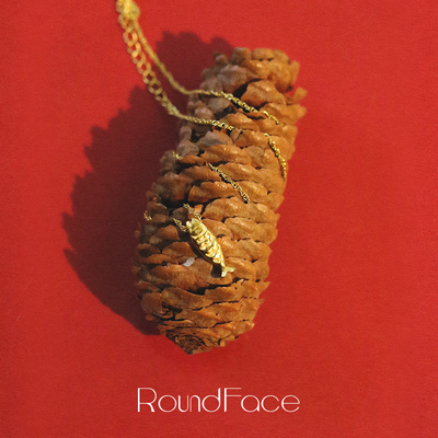 RoundFace 圆脸特别系列 金色锦鲤吊坠项链本命年新年礼物送女友