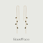 联名款 特卖品 午夜星辰耳环 iisense RoundFace 23AW