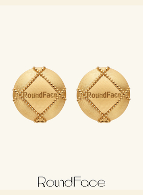 折扣品RoundFace 月光系列 原创银针耳钉女小众百搭高级感耳饰