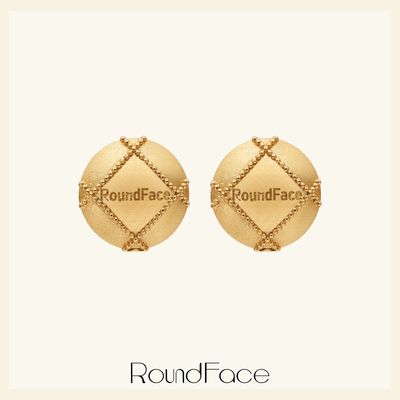 折扣品RoundFace 月光系列 原创银针耳钉女小众百搭高级感耳饰