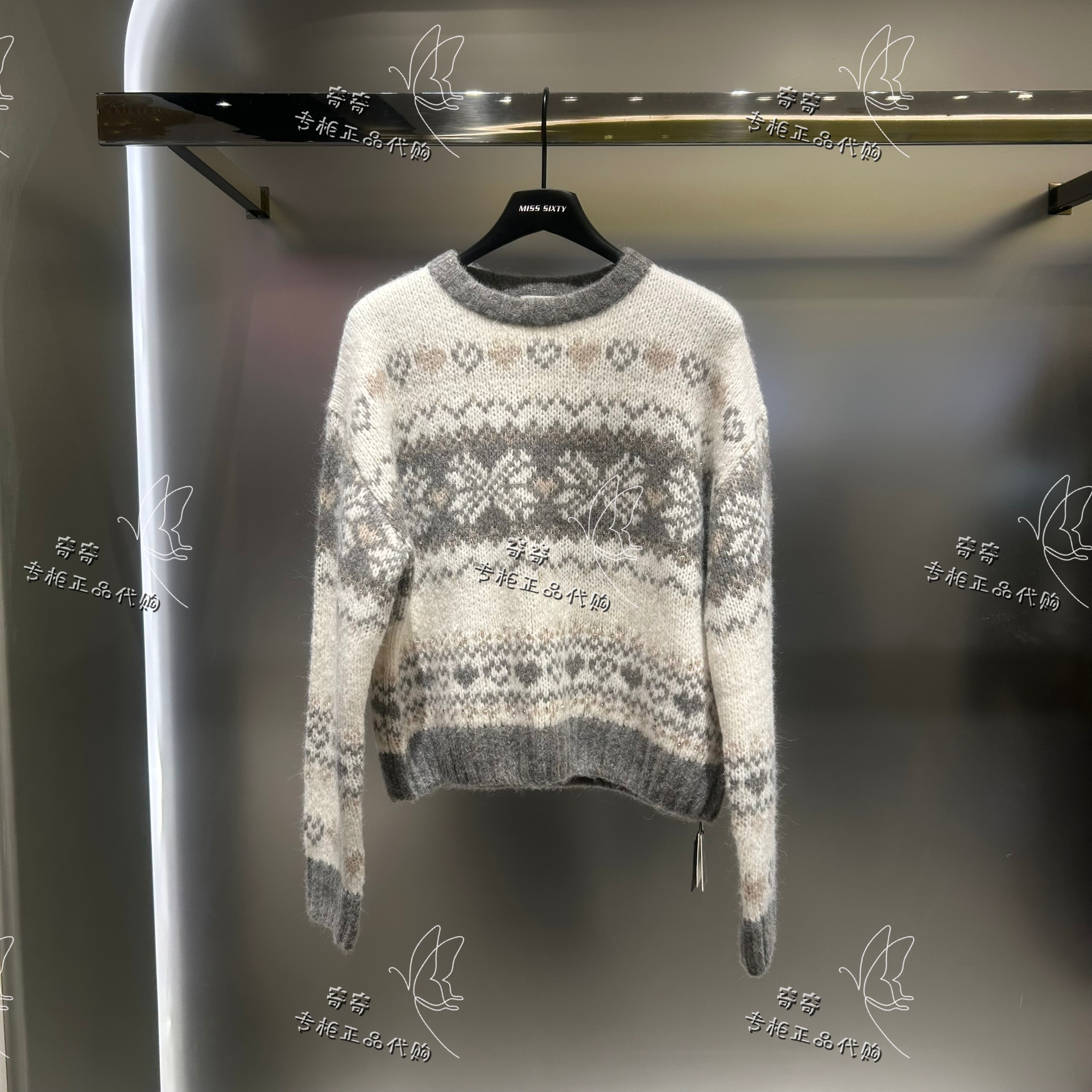 Miss sixty专柜正品12A 2025冬季新款套头针织衫6S4RJ09800原2690