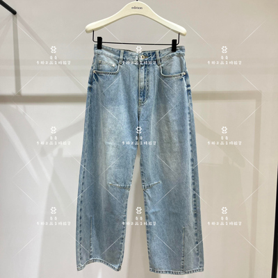 edition2025夏季宽松阔腿牛仔裤