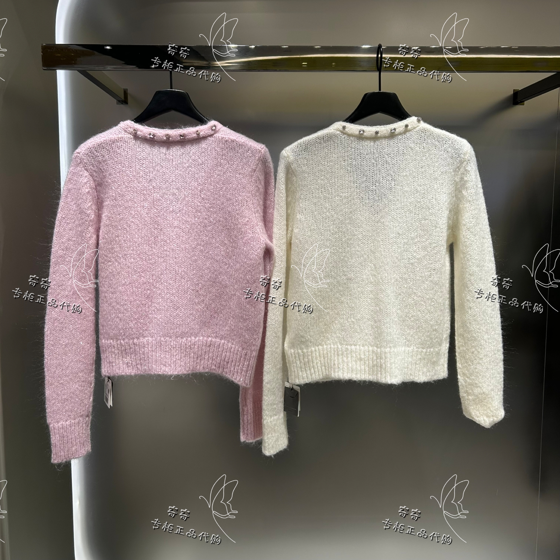 Miss sixty专柜正品12A 2025冬季钉珠针织开衫6S4RJ081原2390