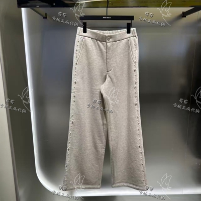 Miss sixty专柜正品10A 2025冬季新款钉珠直筒裤6S4PJ16700原1690