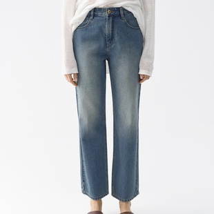 4A-专柜正品edition2025夏季新款纯棉及地牛仔裤EBE2JEN026-1499