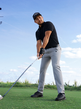 【Xander同款】迪桑特高尔夫PRO男弹力防晒短袖POLO衫 新品