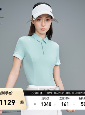 DESCENTEGOLF迪桑特高尔夫女防晒短袖POLO衫G433WFTS62