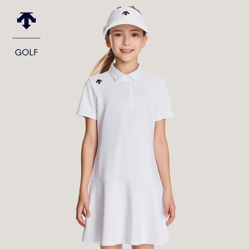 DESCENTE迪桑特儿童GOLF高尔夫女童运动连衣裙防晒