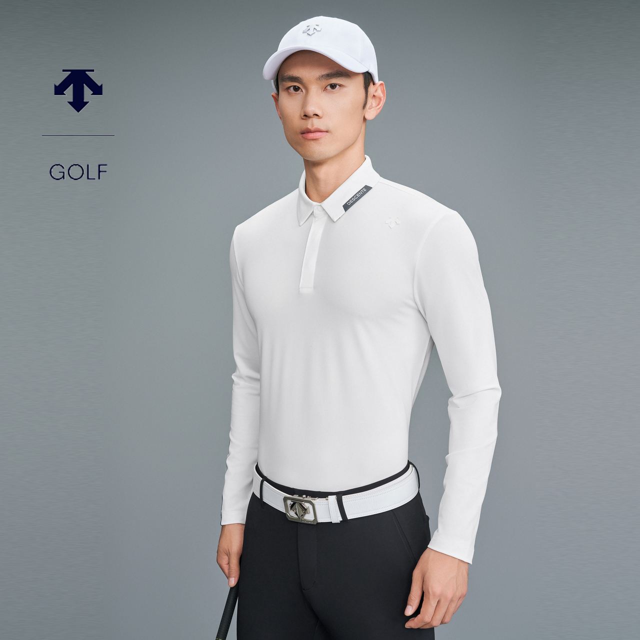 DESCENTEGOLF 迪桑特高尔夫  男士长袖POLO衫G422MFTL39