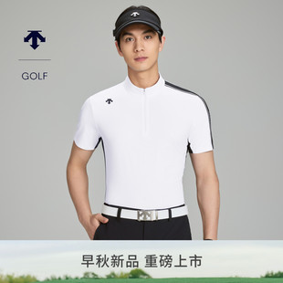 迪桑特高尔夫 PRO透气立领短袖 DESCENTEGOLF 男士 POLO衫 早秋新品