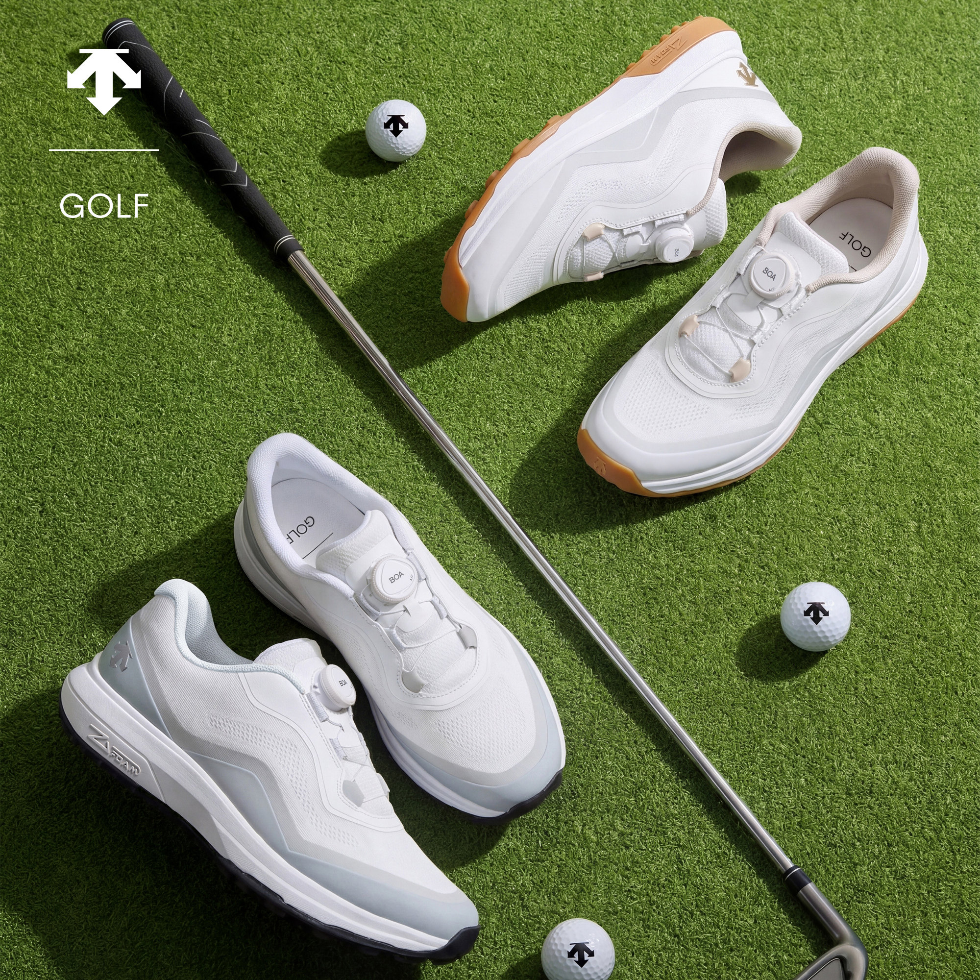 DESCENTEGOLF迪桑特高尔夫男士透气高尔夫球鞋 稳定发力 夏季新品