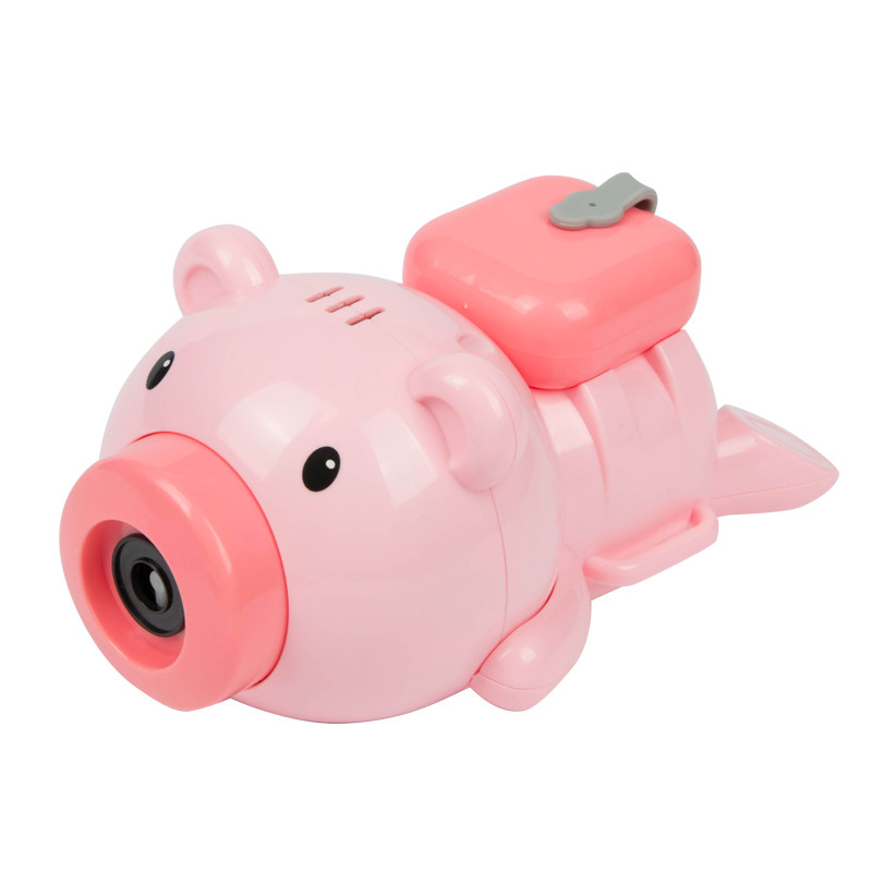 PIGGY BUBBLE MACHINE INTERNET CELEBRITY POPULAR GIRL BLOWING BUBBLE PIG WATCH WEARABLE ELECTRIC BUBBLE MACHINE CHILDRENS WRIST TOYS