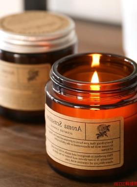 Fragrant Scented Candle glass Jar candles Gifts Fragrance