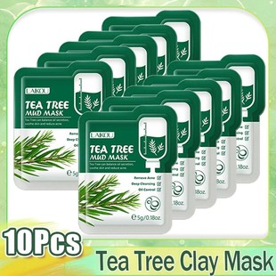 Tea Tree Clay Face Mask Acne Repair Deep Cleansing Moisturiz