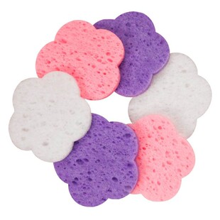 50PCS Face Cleaning Sponge Pad for Exfoliator Mask Facial