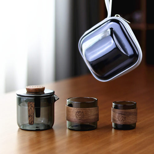 一壶两杯便携收纳包茶具手抓壶