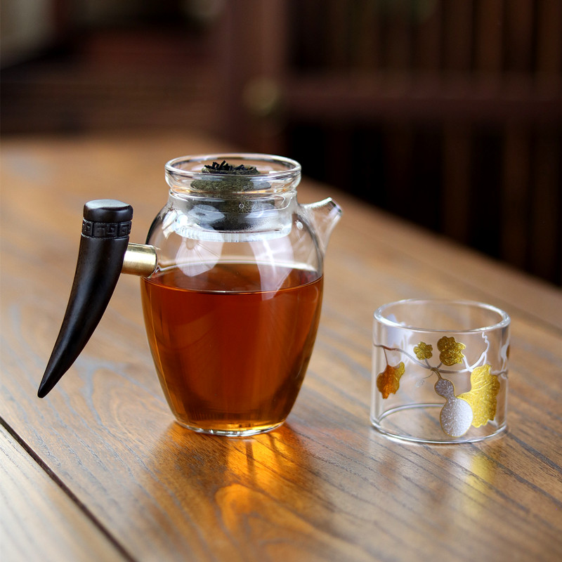 小青杆专用泡茶杯过滤三件套茶海