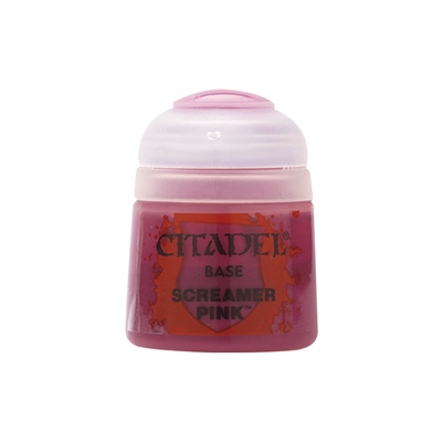 战锤CITADEL基础底漆 尖叫粉 12ML CITADEL SCREAMER PINK 12ML