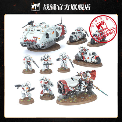 战锤40K战斗巡逻队：白疤 步兵 角色 阿斯塔特修会White Scars