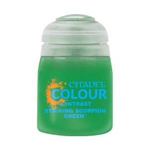 战锤 CITADEL 颜料对比漆 Contrast: S/Scorpion Green (18Ml)