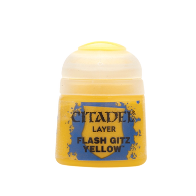战锤CITADEL颜料面漆怪枪小子黄12ML CITADELFlashGitzYellow12ML