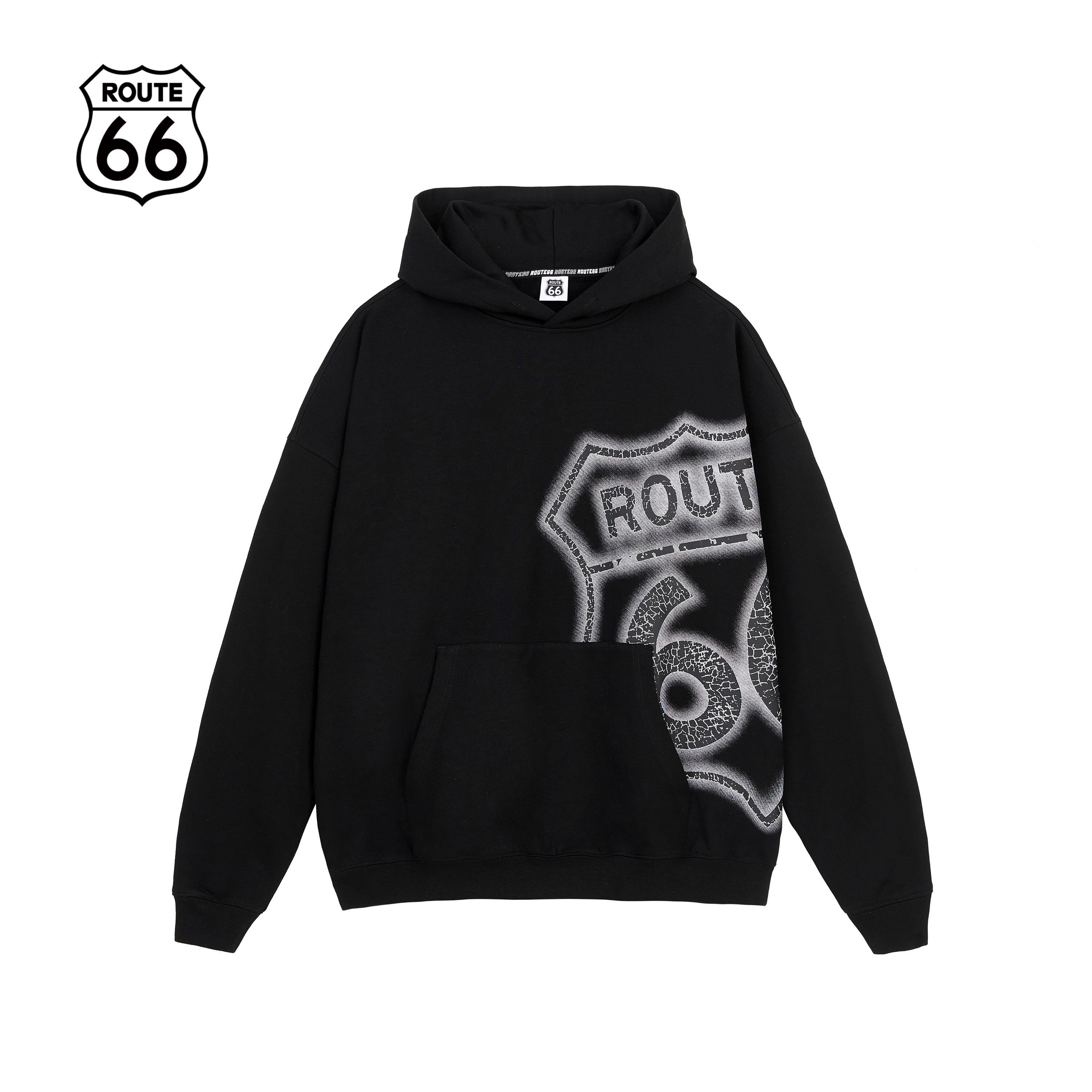 美式休闲卫衣route66