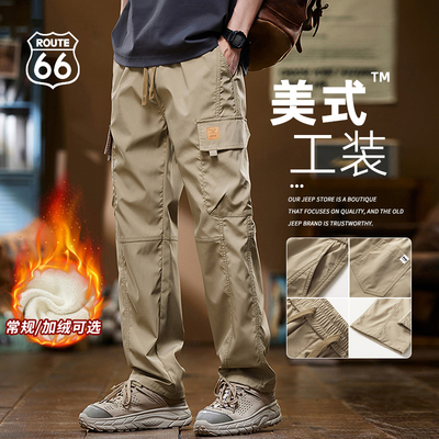 工装裤男款休闲裤2025秋冬季新款