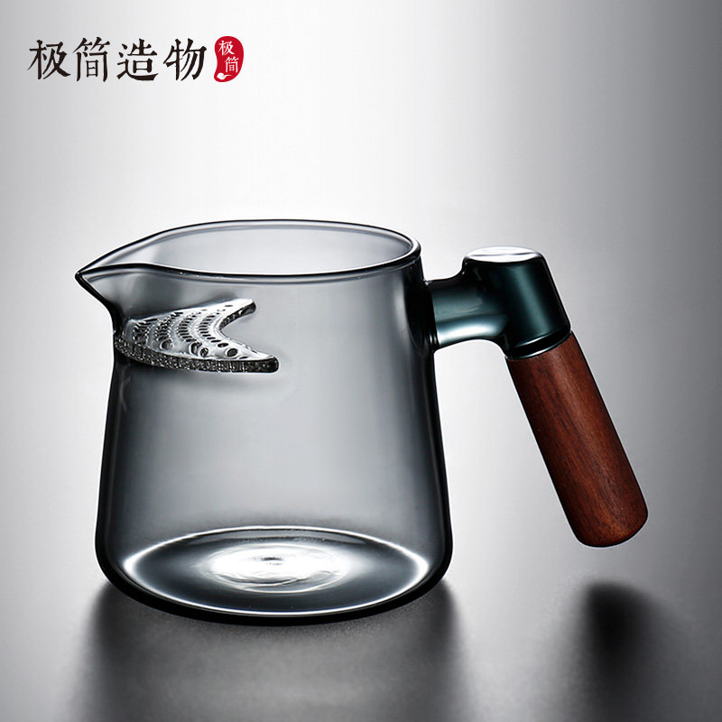木把玻璃壶月牙过滤一体泡茶壶茶水分离电陶炉煮茶壶透明功夫茶具,餐饮具,茶壶,淘宝优惠券,粉丝福利购,淘宝优惠卷