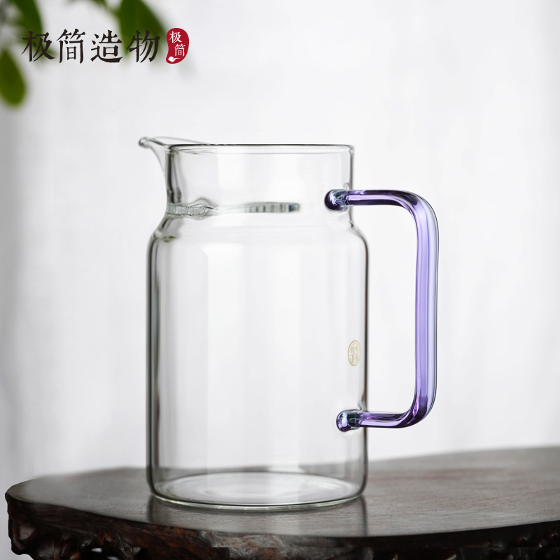 大号玻璃泡茶公杯带过滤茶水分离