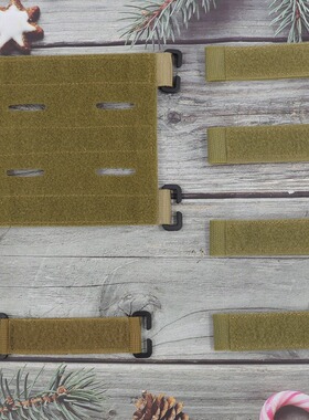 战术背心机能魔术贴底座Molle系统臂章贴6寸魔术贴底座士气章底座