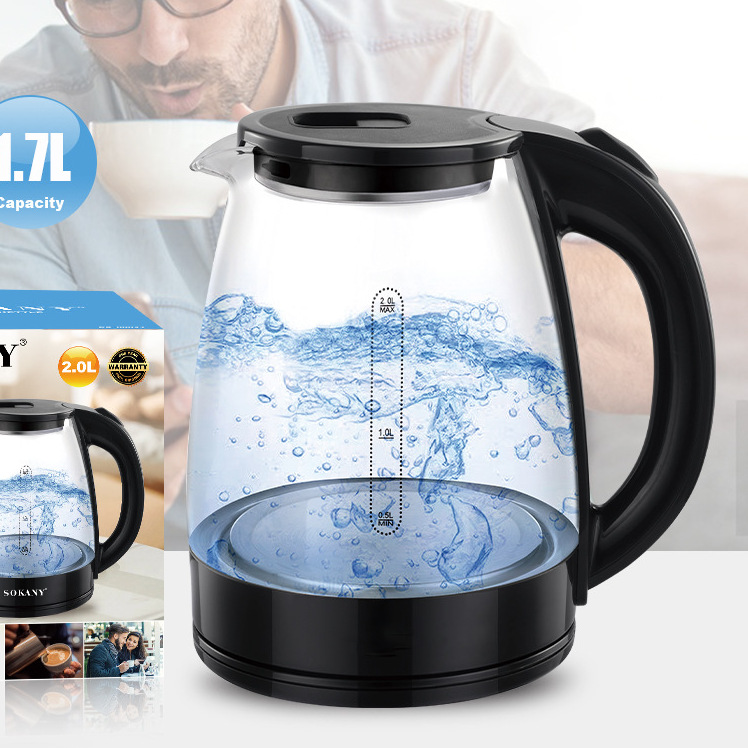 跨境110V美规电水壶家用1.7L烧水壶开水壶ELECTRIC KETTLE