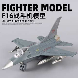 F16大黄蜂合金战机模型 回力灯光仿真声效烘培摆品