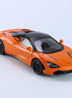 新款1/24迈凯伦720S仿真合金声光儿童玩具跑车模型男摆件礼品