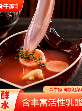 森牛家四川正宗传统坛子母水酸水引子乳酸菌泡菜专用老母水800g