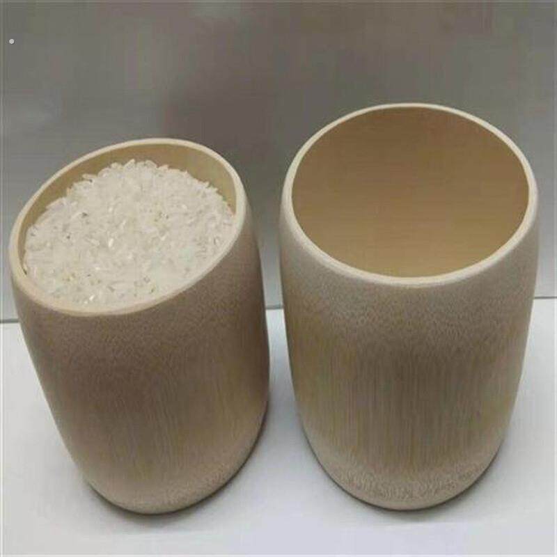 家用竹制米斗竹子量米筒舀米杯竹筒做的老式米升筒竹量米器