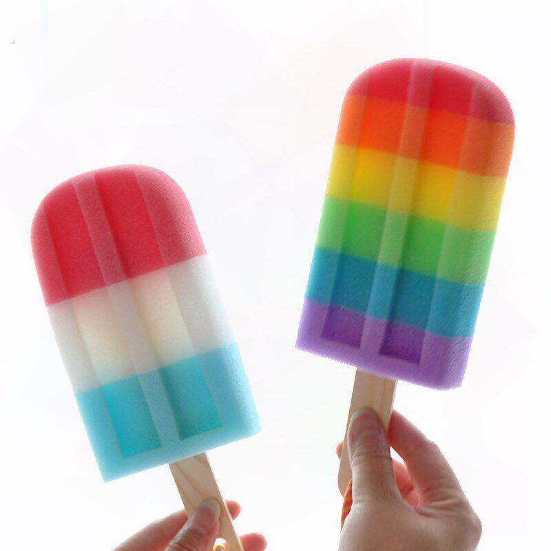 冰淇淋彩色可爱冰棒刷杯子神器雪糕海绵杯刷棒冰洗碗柔软擦洗冰棍