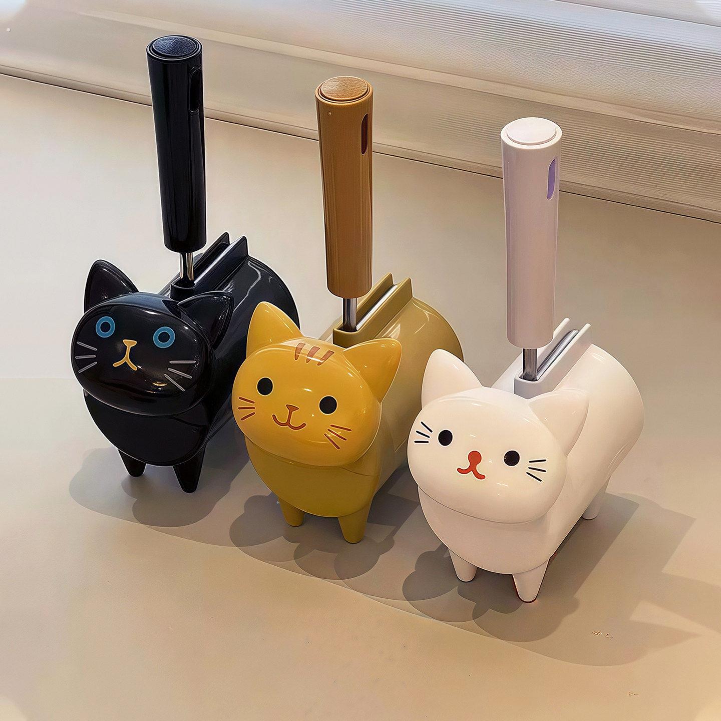 可爱猫咪粘毛器可撕式衣物除毛滚筒强力神器除毛筒可替换卷筒卫生