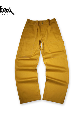 Altay Project伐木裤全棉工装裤复古中腰直筒休闲裤