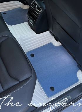 车烁汽车脚垫全包围蓝色粉色羊毛定制地毯车载专用防脏车垫子车内