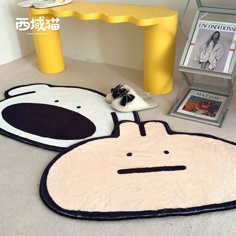 卡通浴室地垫卫生间厨房厕所门口仿羊绒吸水脚垫防滑耐脏装饰地毯,居家布艺,家用脚垫,淘宝优惠券,粉丝福利购,淘宝优惠卷