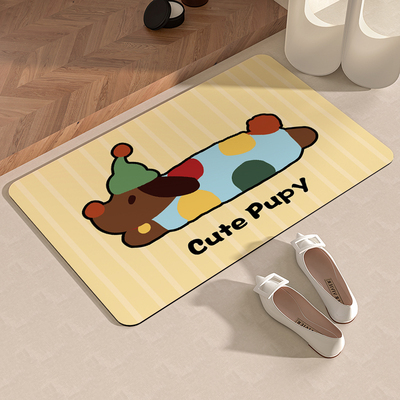 浴室防滑防摔地垫吸水卫生间厕所门口脚踩垫淋浴房洗澡间速干专用