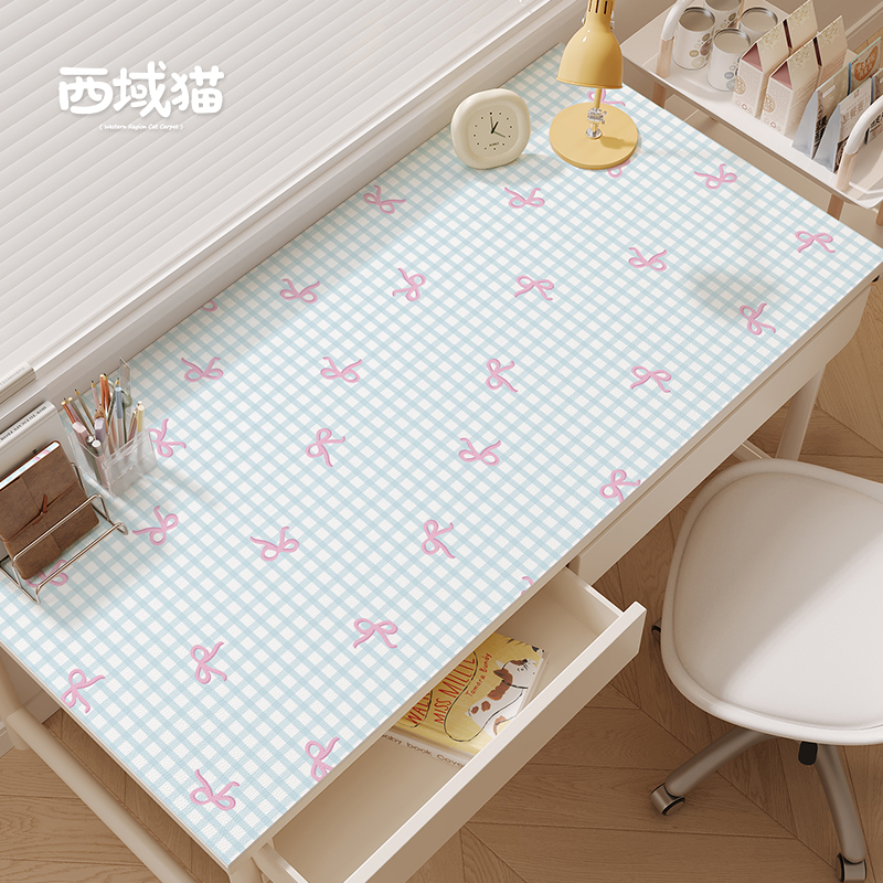 ins风学生学习桌垫防水可擦洗儿童专用写字台桌布电脑桌面保护垫