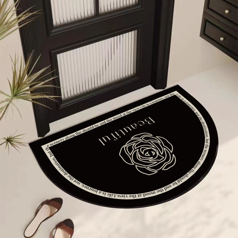 半圆强吸水垫防滑脚垫轻奢浴室地垫卫生间门口洗手间厕所进门垫子,居家布艺,家用脚垫,淘宝优惠券,粉丝福利购,淘宝优惠卷