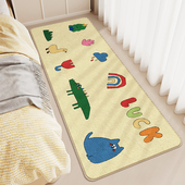 可爱仿羊绒女生地毯卧室房间床边毯防滑毛绒毯飘窗地垫加厚脚垫子