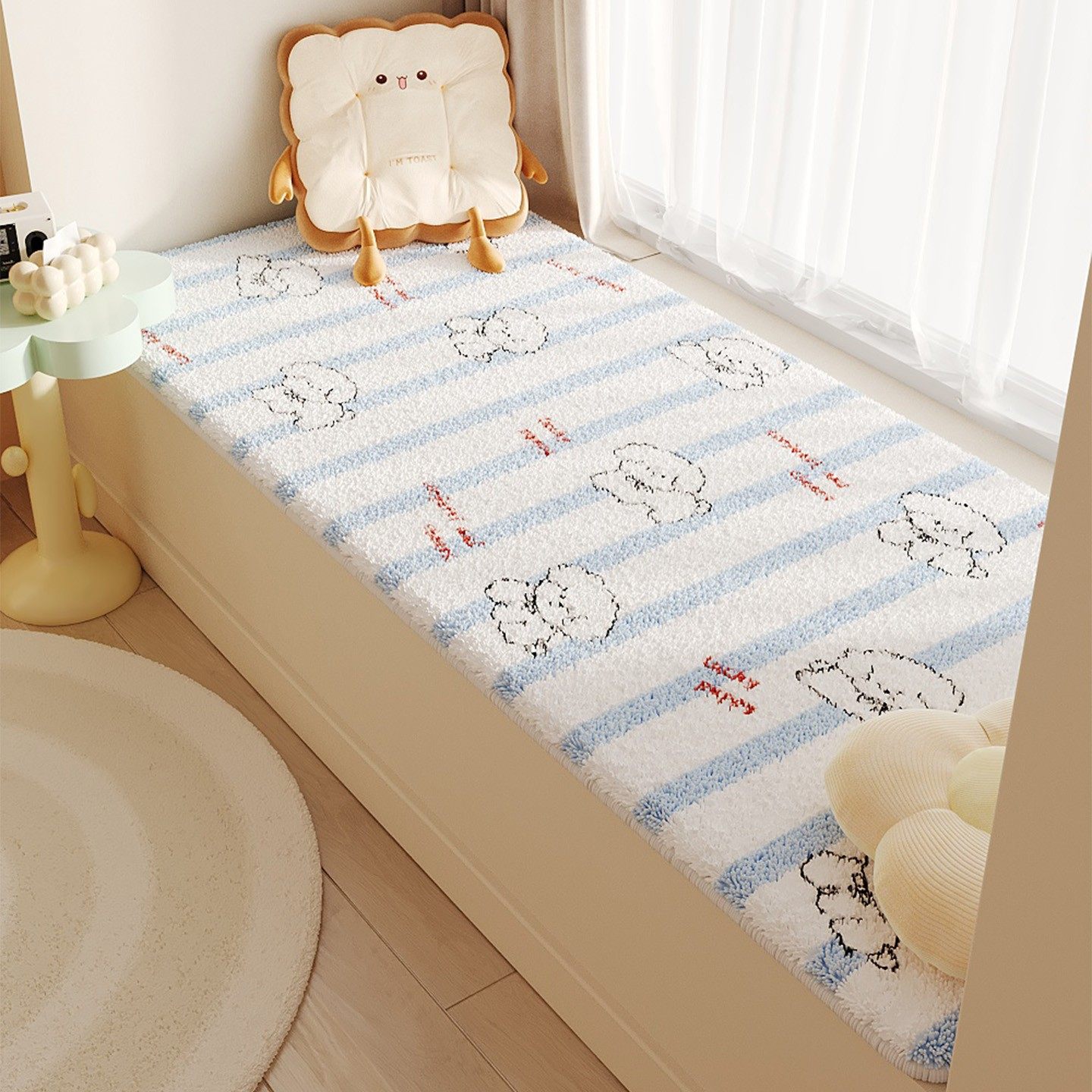 卡通飘窗垫窗台垫子四季通用2025新款主卧卧室阳台可机洗定制坐垫,居家布艺,飘窗垫,淘宝优惠券,粉丝福利购,淘宝优惠卷