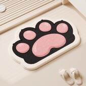 浴室门口地垫吸水加厚冬季 卡通地毯洗手间垫子防滑卫生间厕所脚垫