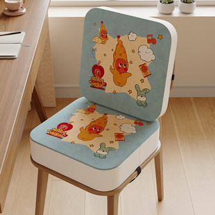 可爱加厚坐垫椅子垫办公室卡通学生儿童增高屁垫子餐椅学习桌座垫