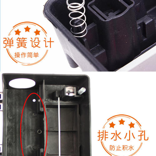 老鼠盒毒饵站塑料洞盒